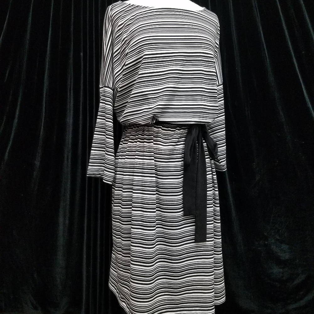 New York & Co Striped Dress - EUC - Size L